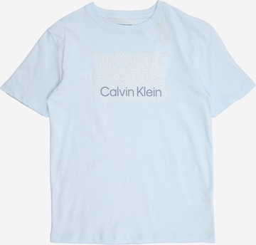 Calvin Klein Jeans Tričko 'PERFORATION' – modrá: přední strana