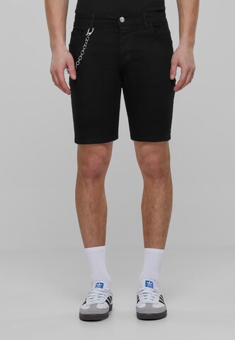 2Y Premium Regular Shorts in Schwarz: predná strana