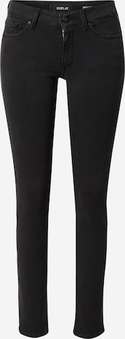 Jeans 'New Luz' di REPLAY in nero: frontale