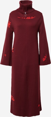 Hosbjerg Úpletové šaty 'Ida' – červená: přední strana