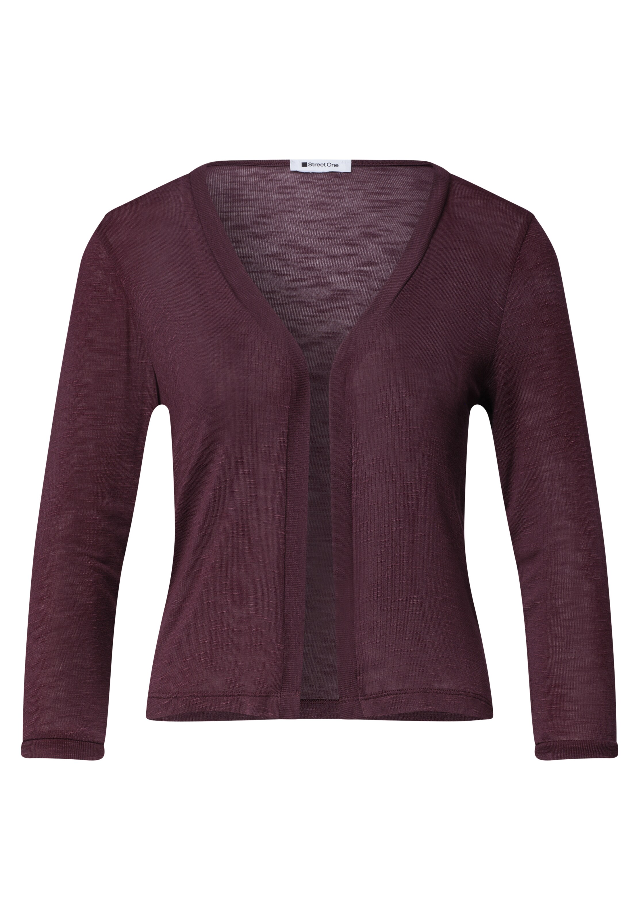 STREET ONE 3/4-Arm Jacke in offener Passform in Rot: Vorderseite