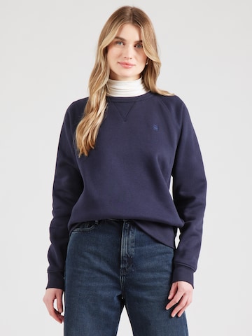 G-STAR Sweatshirt in Blau: Vorderseite