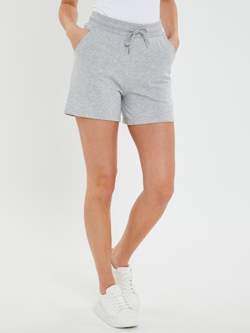 Threadbare Regular Pants 'Spencer' in Grey: front