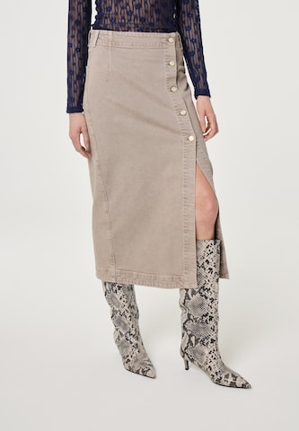 Fabienne Chapot Skirt in Beige: front