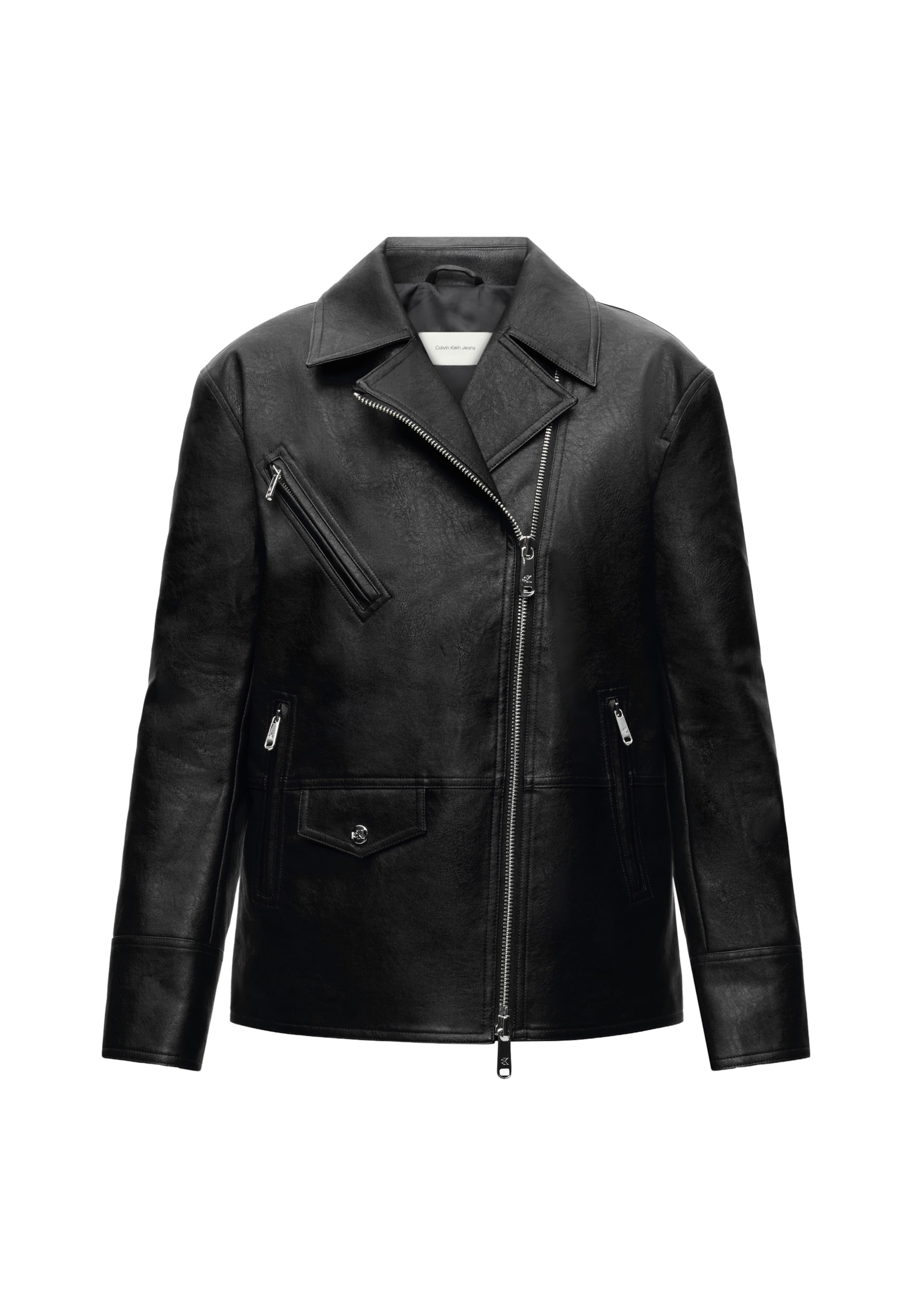 Geacă de primăvară-toamnă de la Calvin Klein Jeans pe negru: față