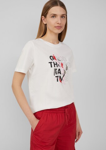 T-shirt s.Oliver en beige : devant