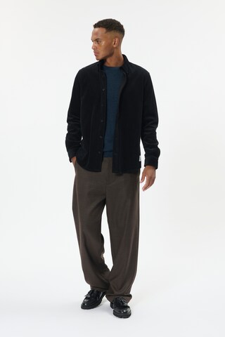Matinique Comfort fit Button Up Shirt 'MABrize' in Black