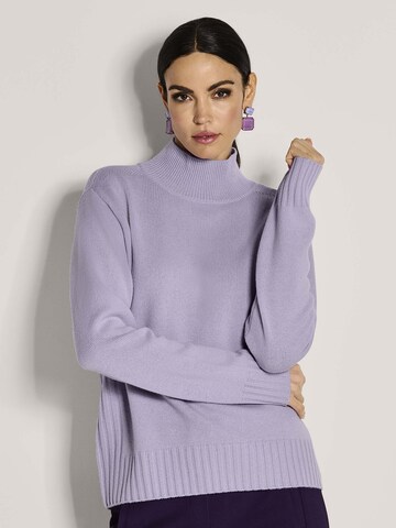 Pull-over MADELEINE en violet : devant