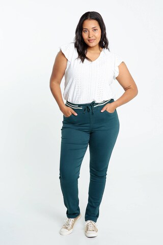 Paprika Slimfit Jeggings in Grün