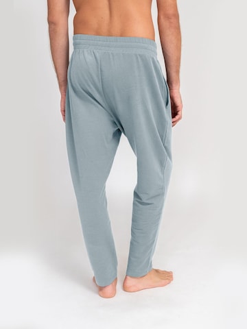 LOTUSCRAFTS Tapered Workout Pants 'QUINN Mens Pants' in Blue