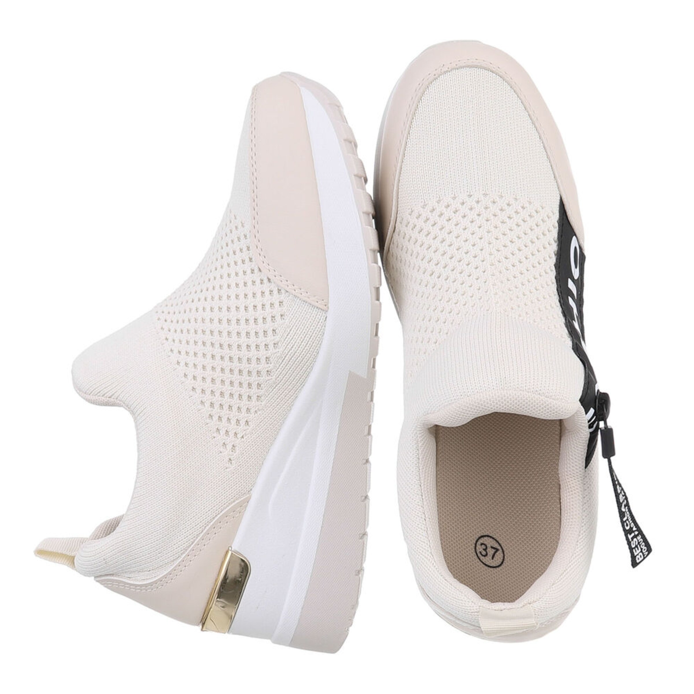 Ital-Design Sneaker in Beige
