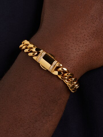 Lucardi Bracelet 'Klassisch' in Gold: front