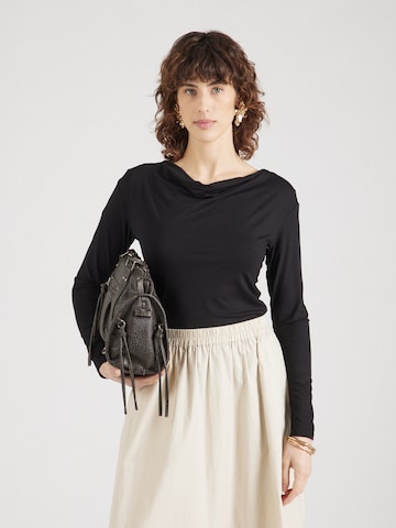 Blutsgeschwister - Camisa 'Wishful Waterfall' em preto: frente