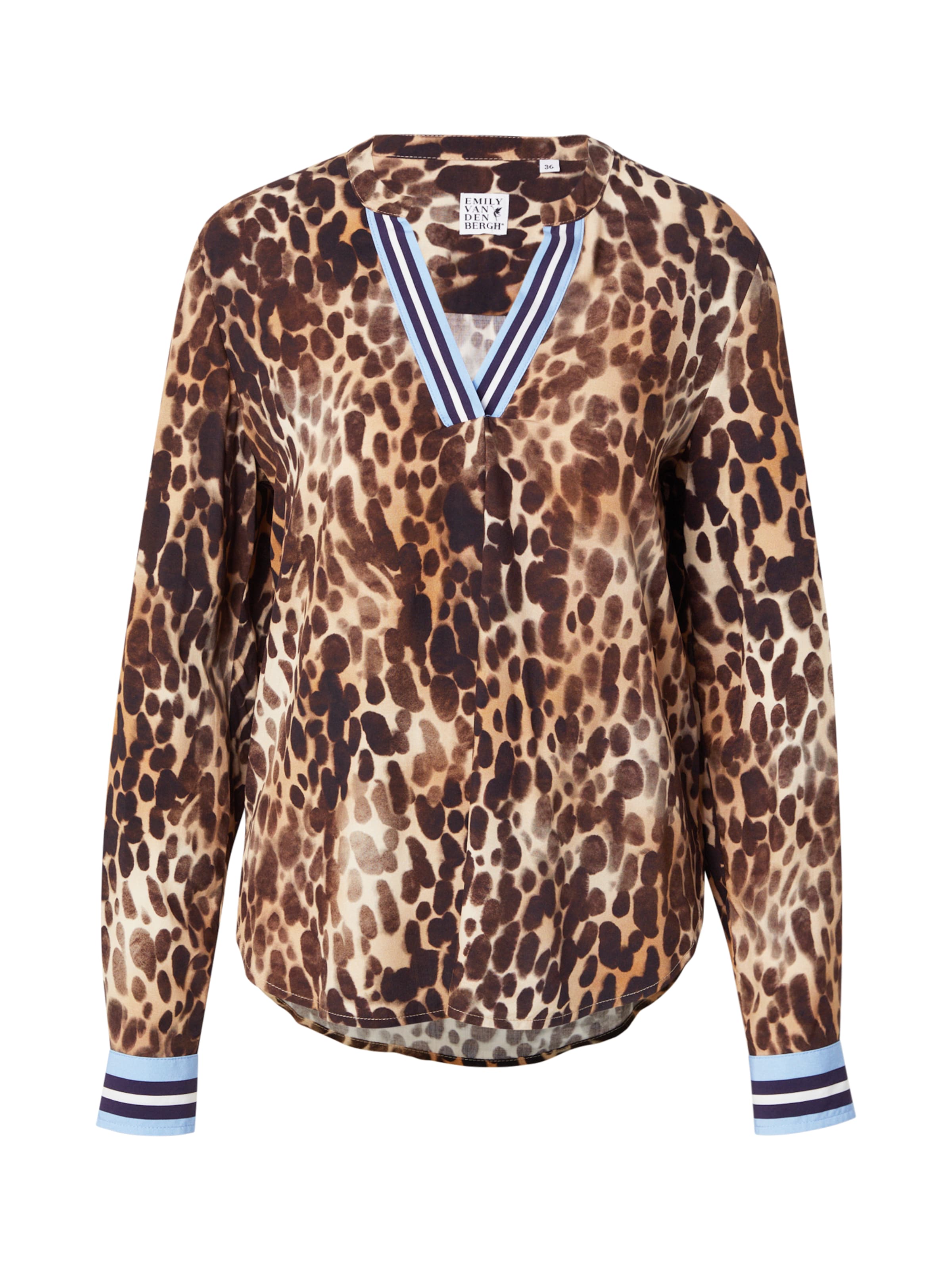 Emily Van Den Bergh Blouse in Brown: front