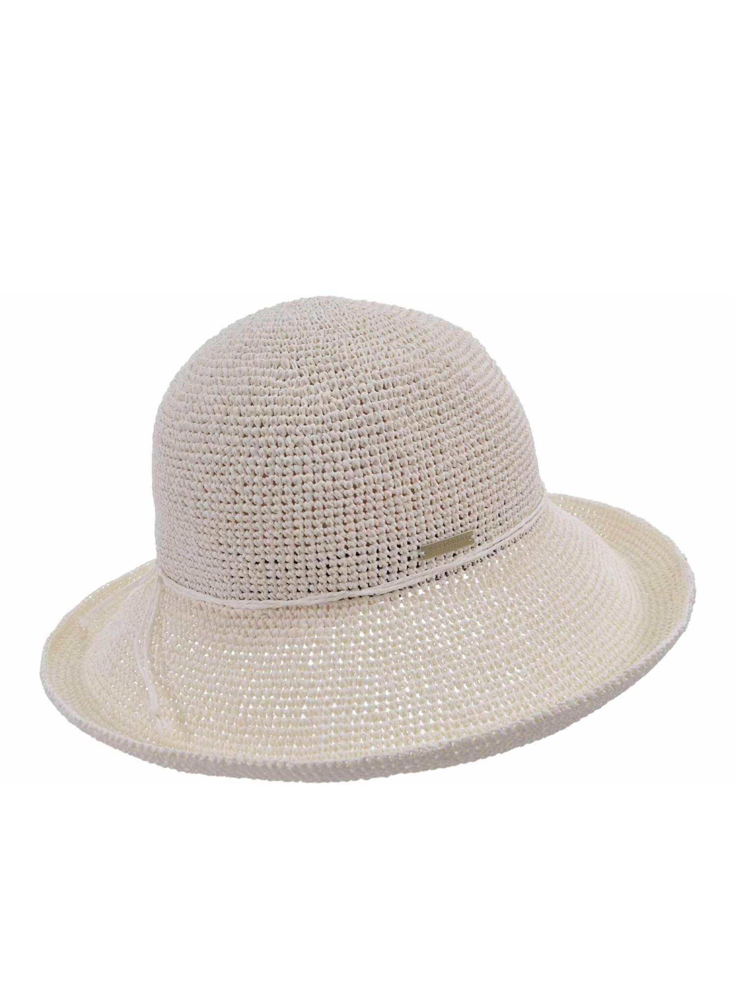 Seeberger Hat 'Hut' in White: front