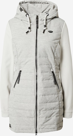 Ragwear Between-Season Jacket 'LUCINDA' in White: front