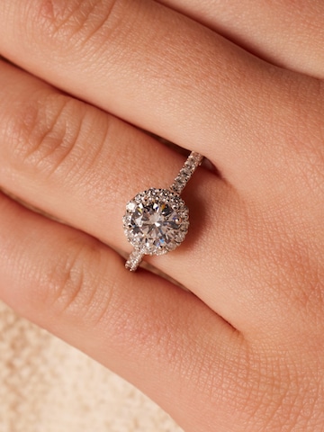 Lucardi Ring 'Schick' in Zilver