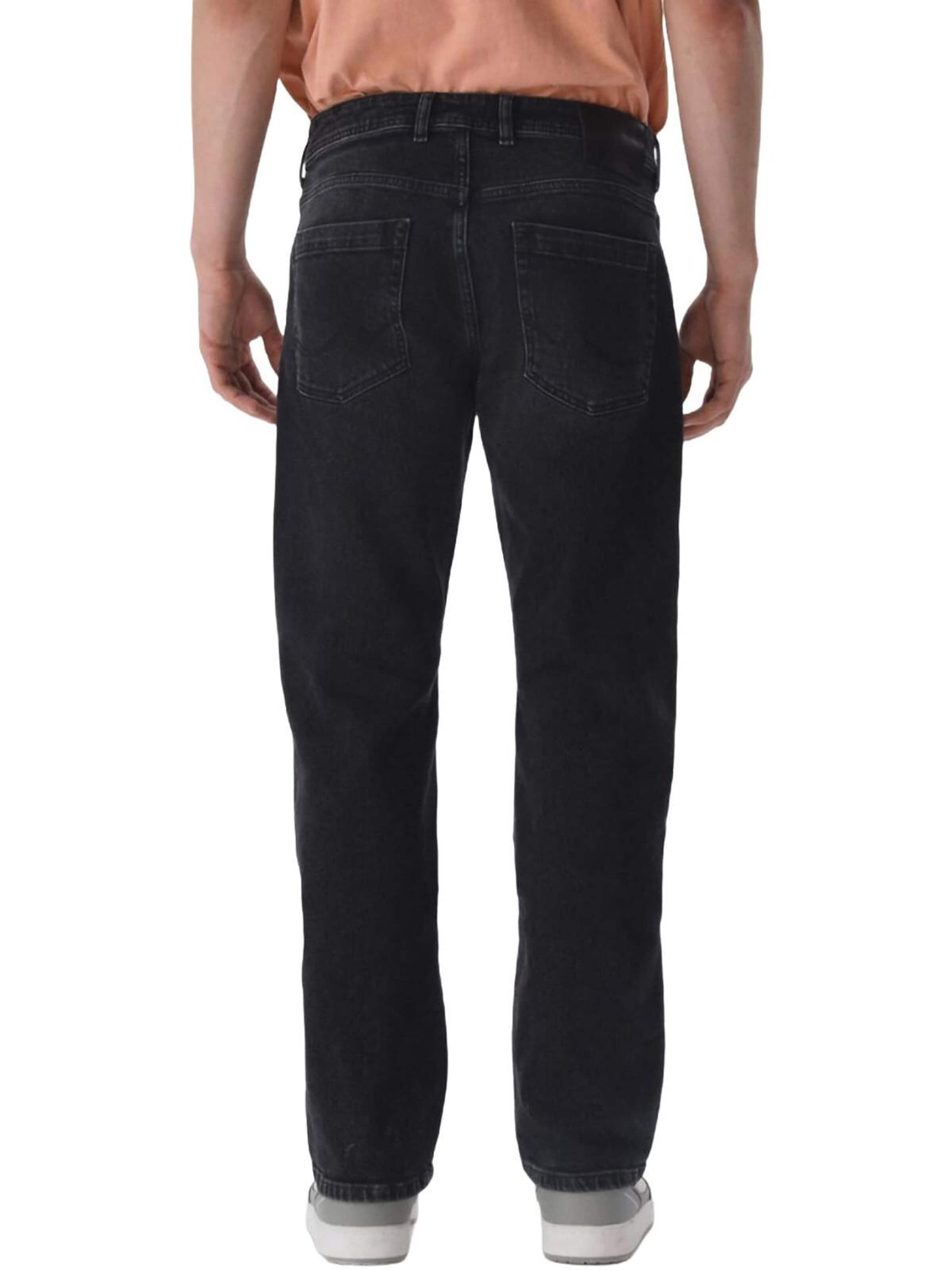 LTB Jeans - regular Vaquero 'LTB Jeans Herren Paul X Mid Waist Straight Leg Jeans' en negro