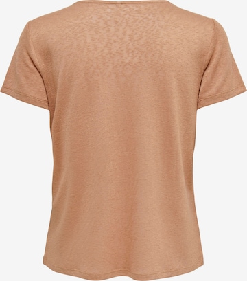 ONLY T-Shirt 'Nicki' in Braun