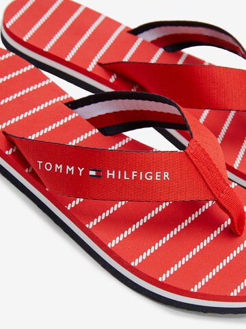 TOMMY HILFIGER T-Bar Sandals in Orange