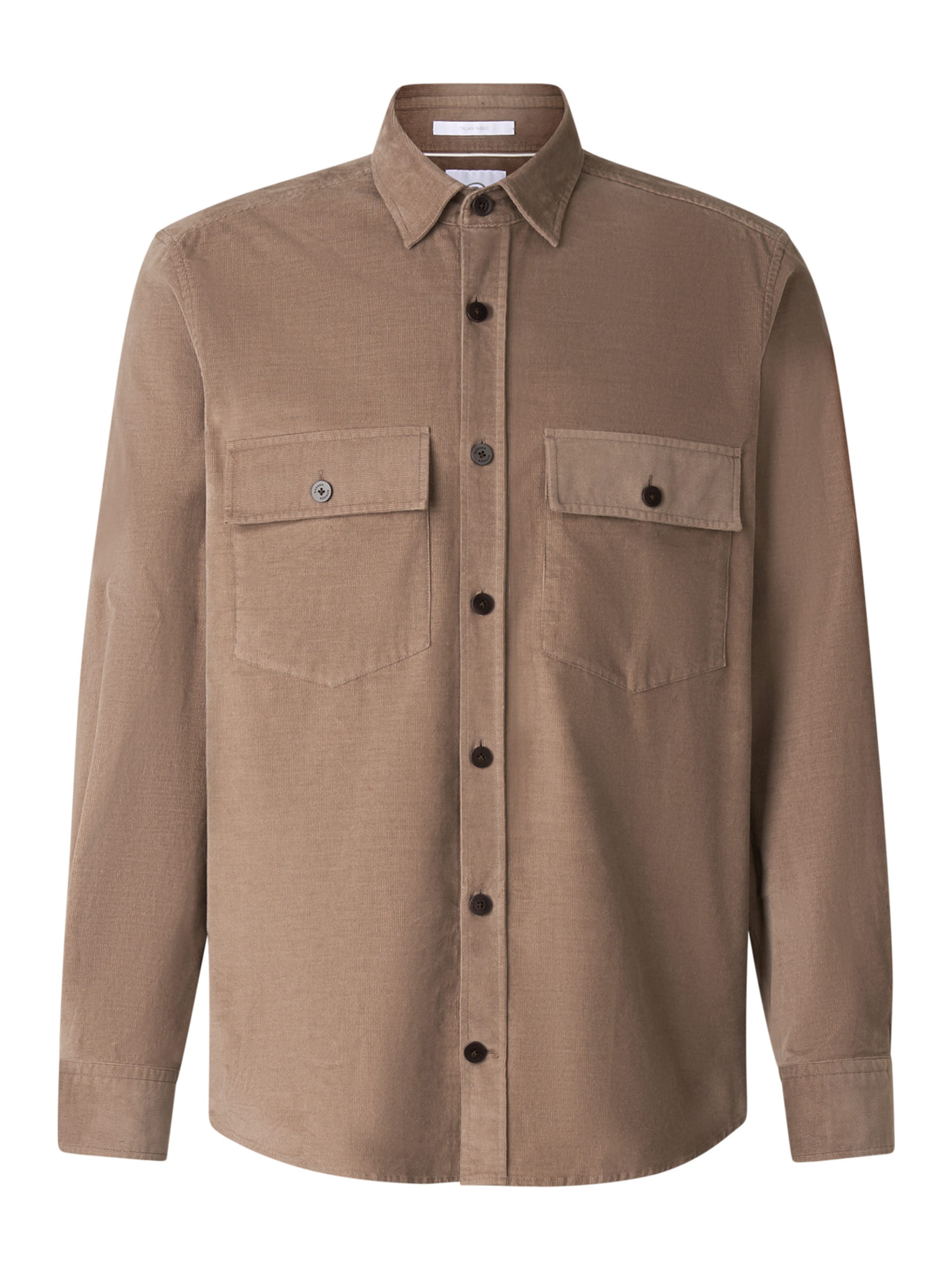 BOGNER Regular fit Button Up Shirt 'Heiko ' in Brown: front
