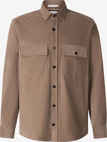 BOGNER Button Up Shirt 'Heiko ' in Brown: front