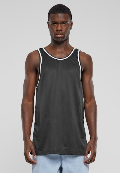 Tricou Urban Classics pe negru / alb, Vizualizare produs