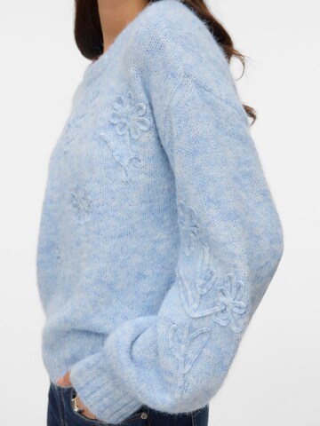 VERO MODA Sweater 'VMBlossom' in Blue