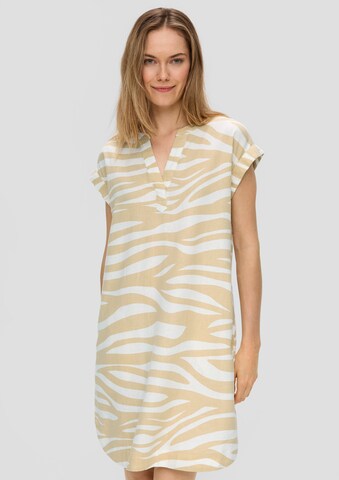 s.Oliver Dress in Beige: front