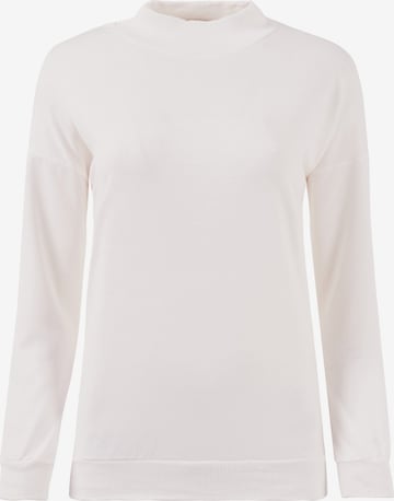LELA Sweatshirt in Wit: voorkant