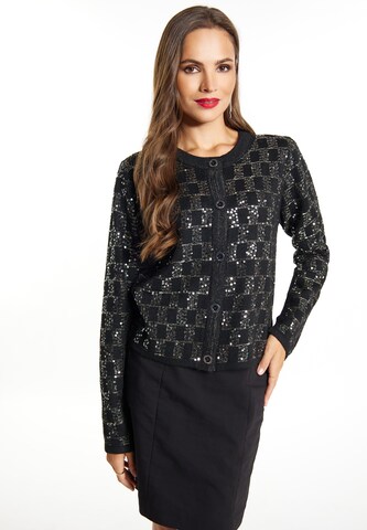 faina Knit cardigan in Black: front