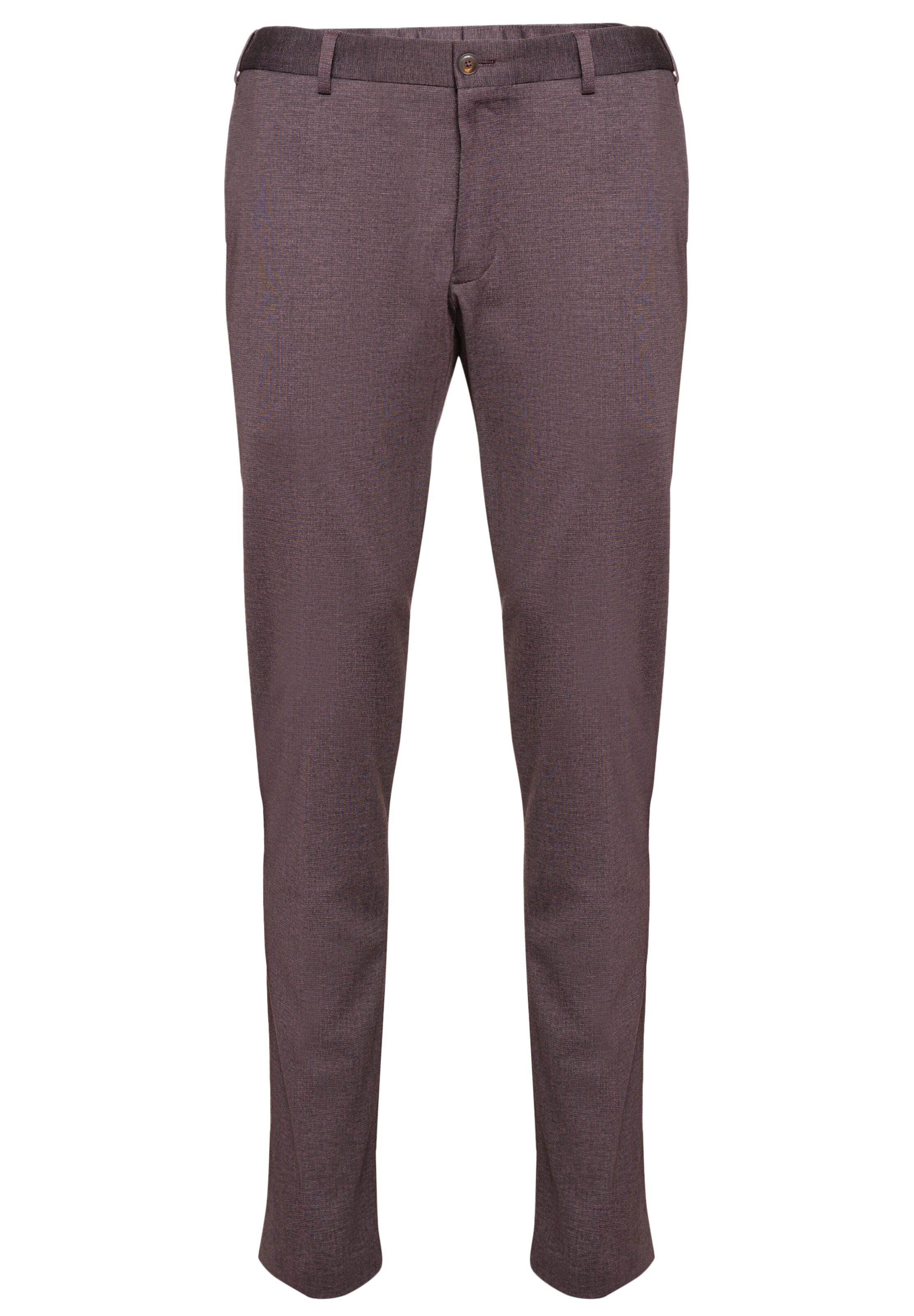 HECHTER PARIS Slim fit Pants in Brown: front