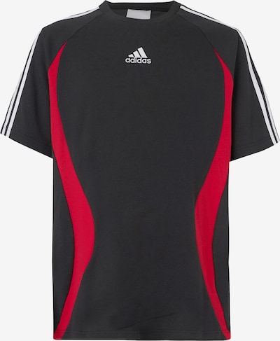 Marškinėliai 'TEAMGEIST' iš ADIDAS ORIGINALS, spalva – raudona / juoda / balta, Prekių apžvalga