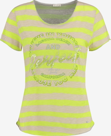 Key Largo - Camisa 'WT LAGUNA NEW' em amarelo: frente
