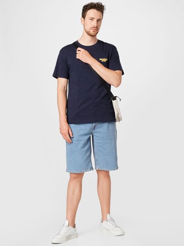 HOMEBOY Loosefit Jeans 'x-tra BAGGY Denim SHORTS' in Blau