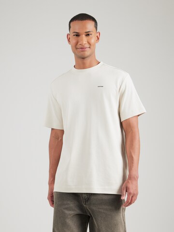 T-Shirt 'True' G-STAR en beige : devant