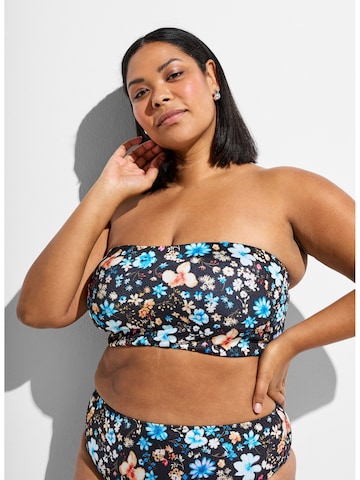 zils Swim by Zizzi Bandeau Bikini augšdaļa 'CAANNE'