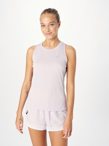 Sport top de la ASICS pe mov: față