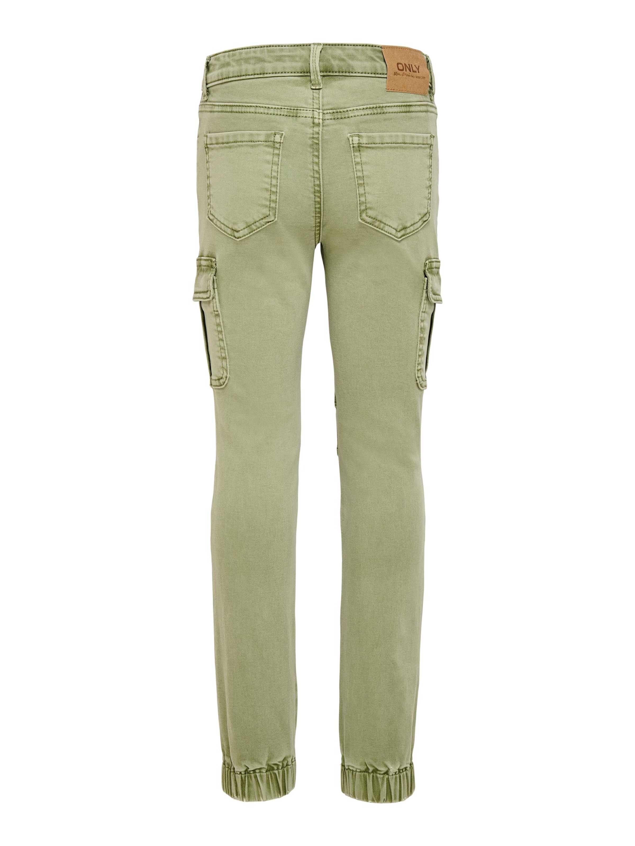 ONLY GIRLS Tapered Pants 'Missouri' in Green
