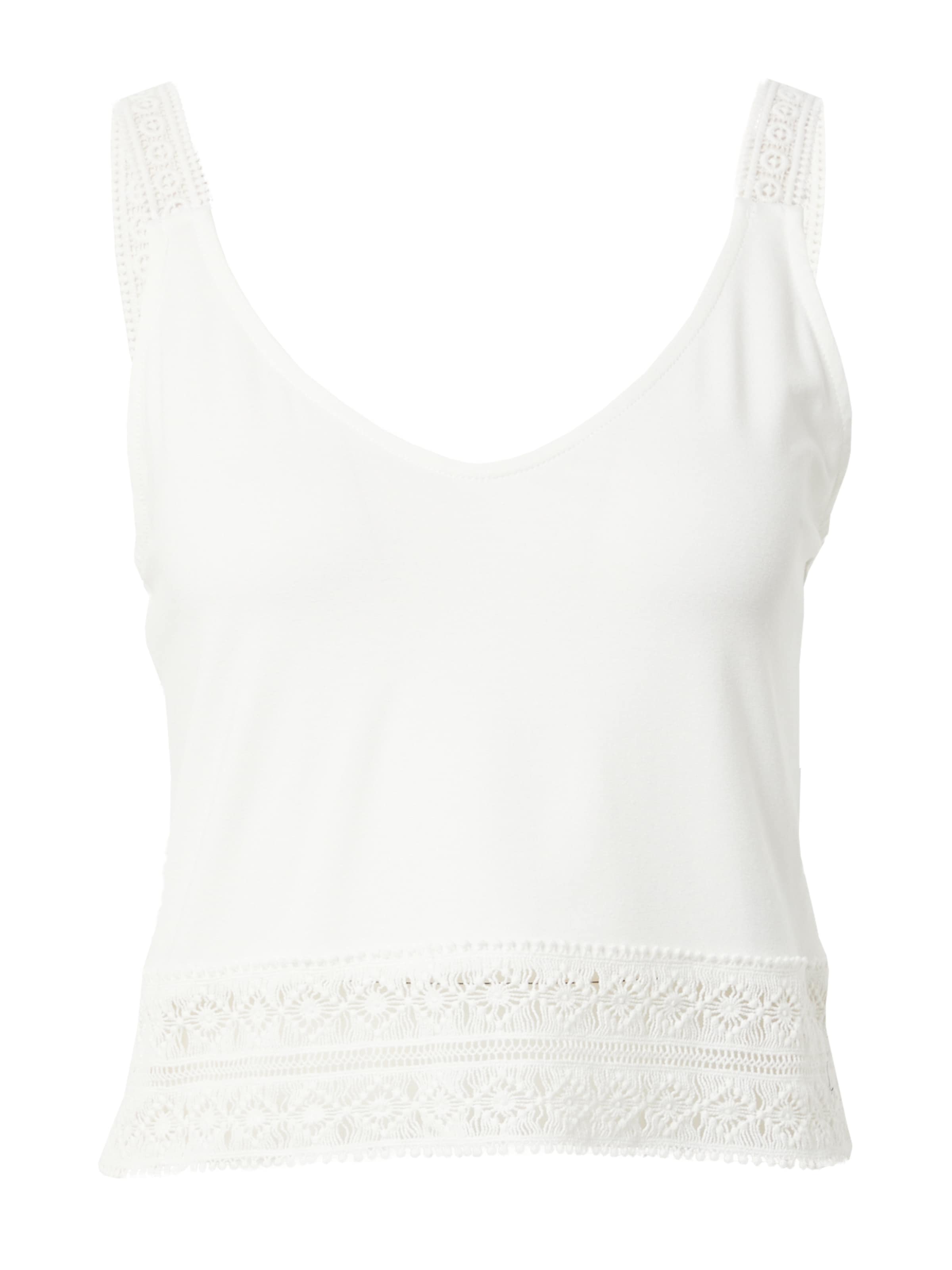 ABOUT YOU Τοπ 'Connie' σε λευκό: μπροστά