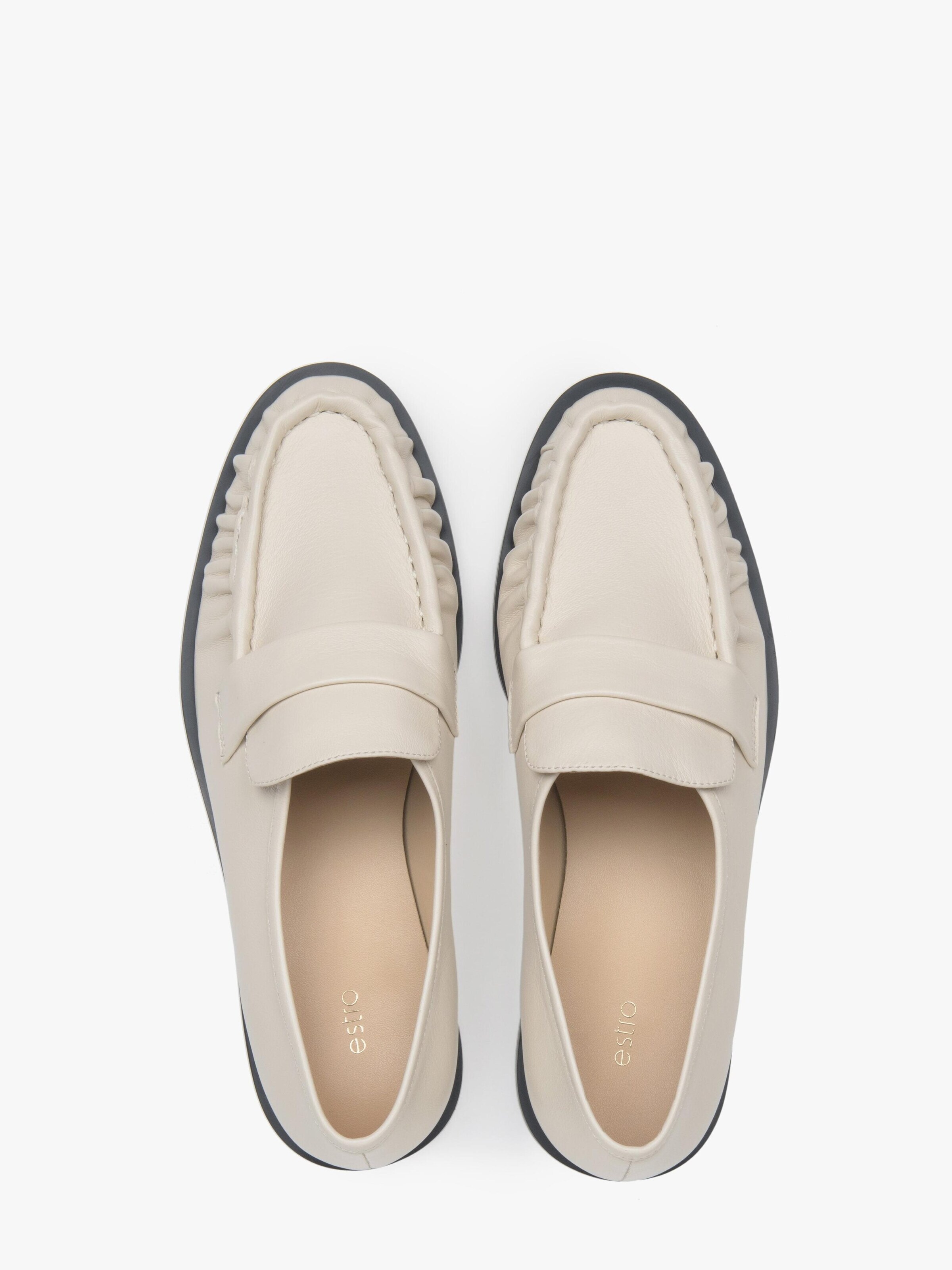 Estro Mokassin '152-501' in Beige