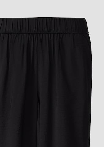 s.Oliver Wide leg Trousers in Black