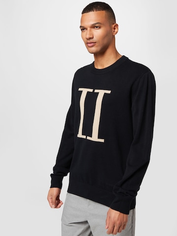 Les Deux Sweater in Black: front