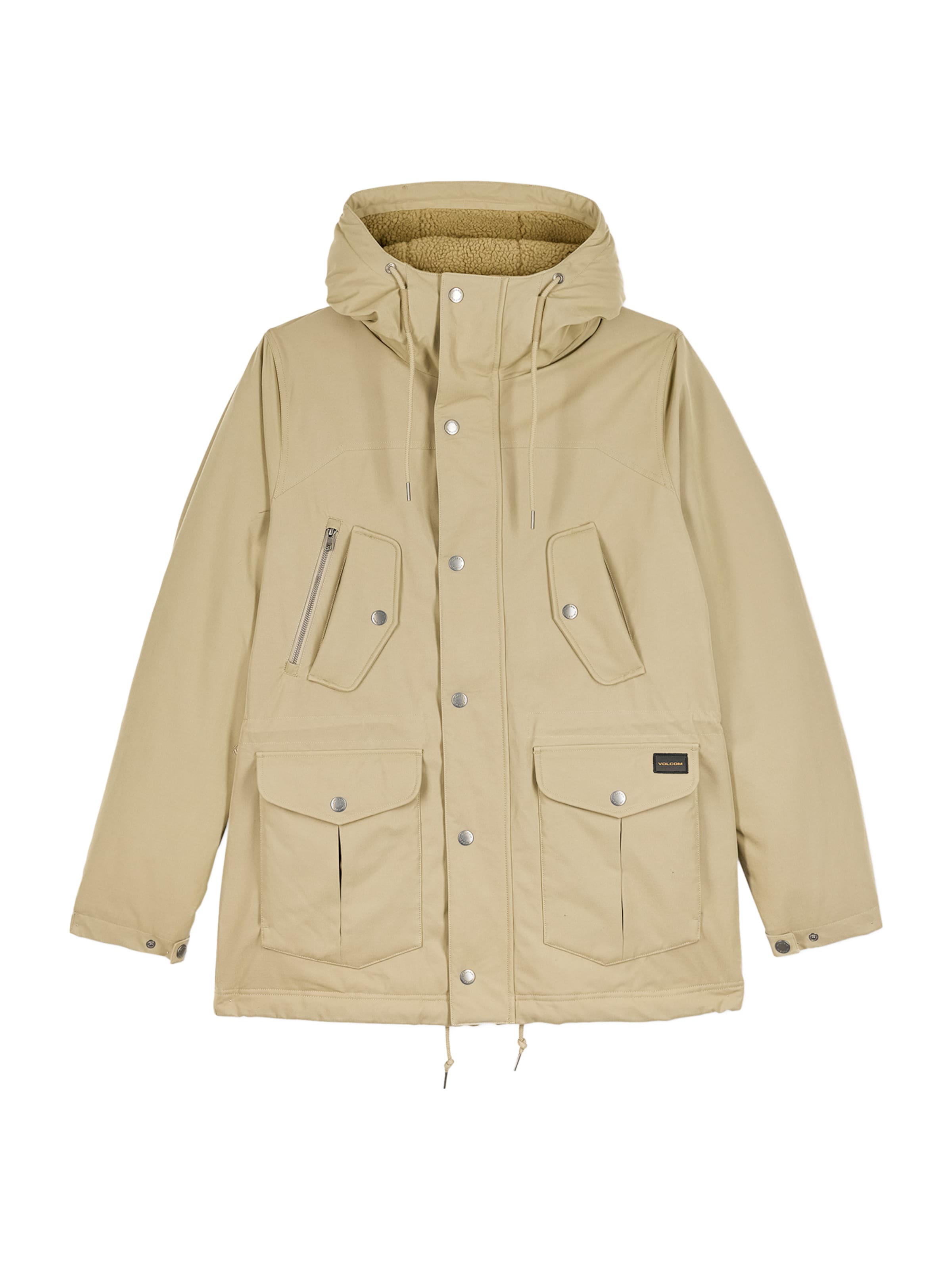 Volcom Zimní parka 'Starget 5K' – béžová: přední strana