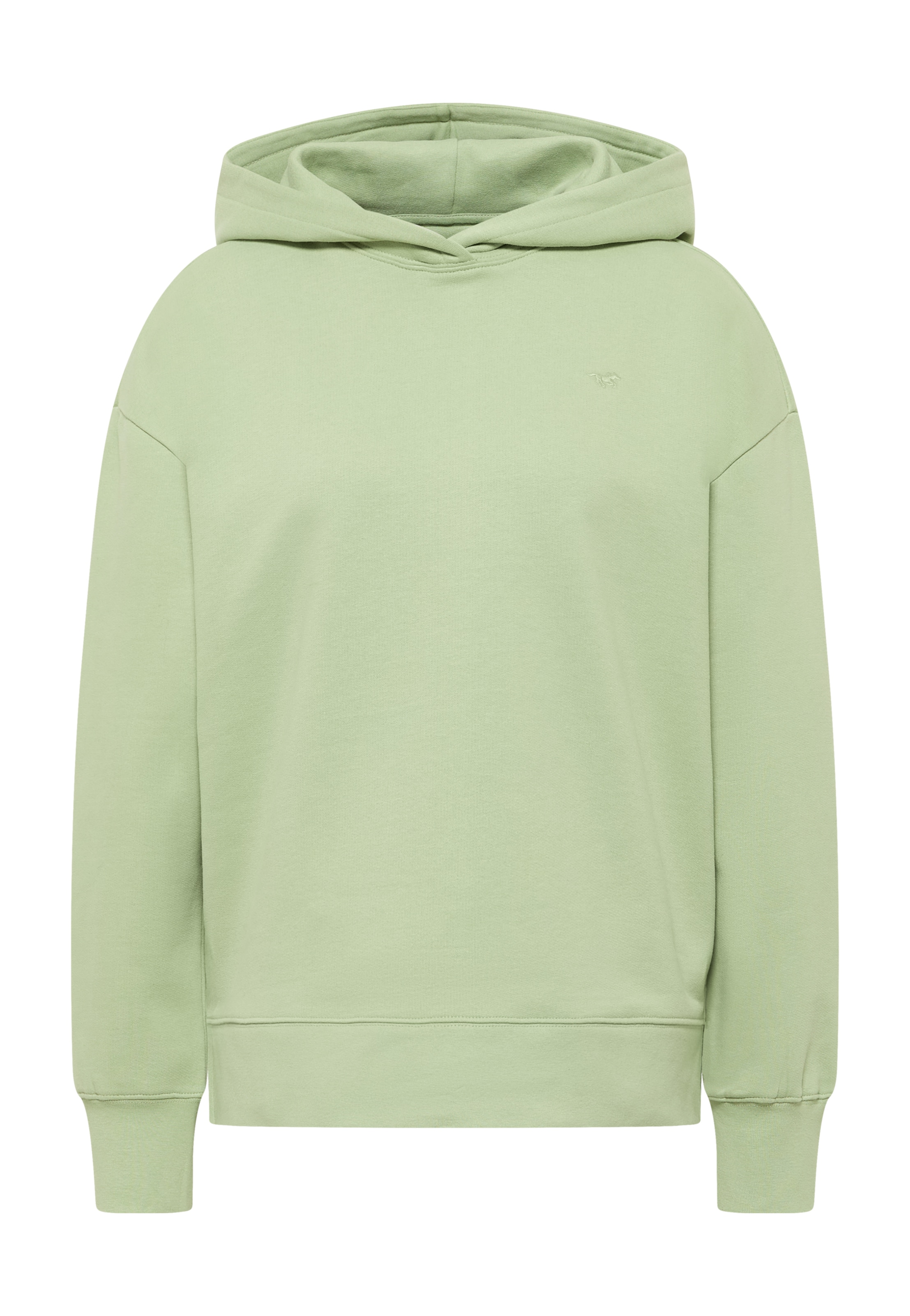 MUSTANG Sweatshirt in Grün: Vorderseite