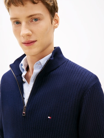 TOMMY HILFIGER Pullover in Blau