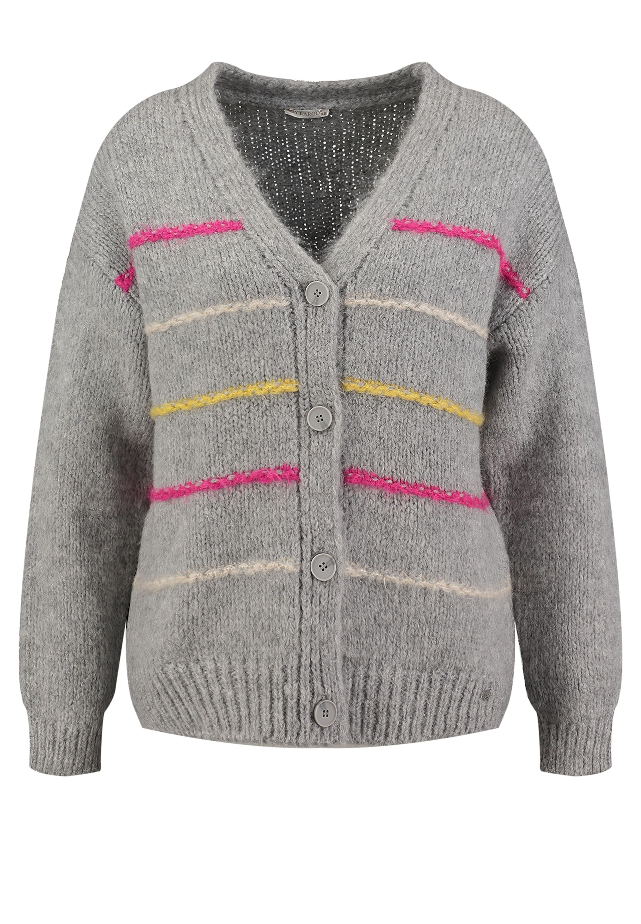 Key Largo Cardigan 'Candy' i grå: forside