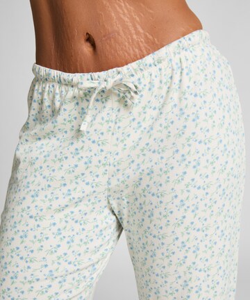 Hunkemöller Pyjamabroek 'Florecita' in Wit