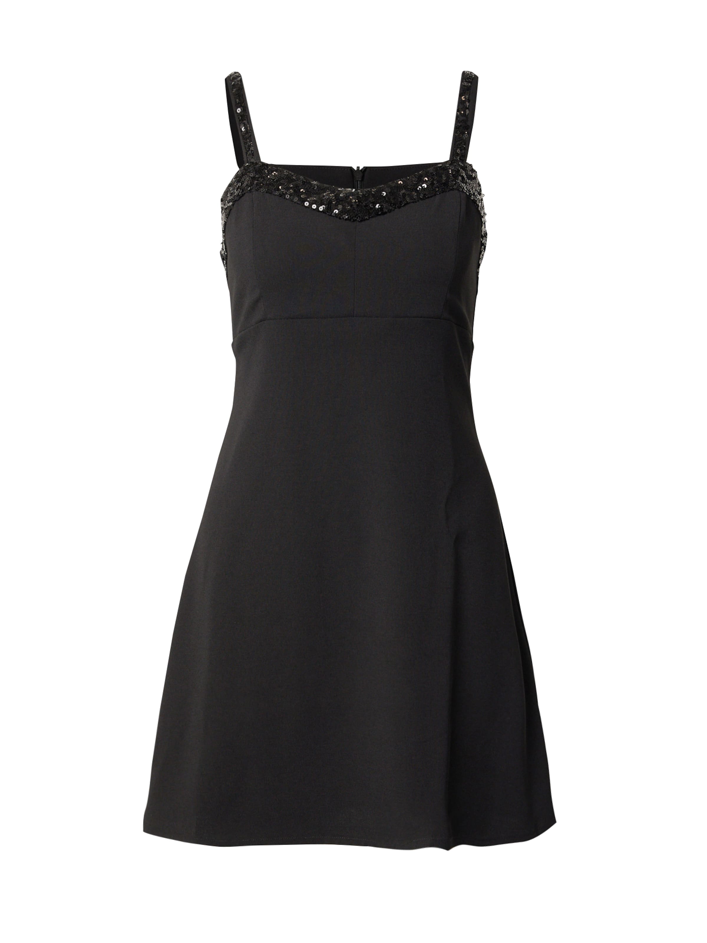 Abito 'Lola' di ABOUT YOU in nero: frontale