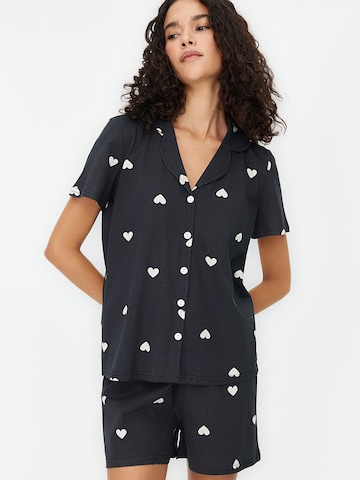 Shorty Trendyol en noir : devant